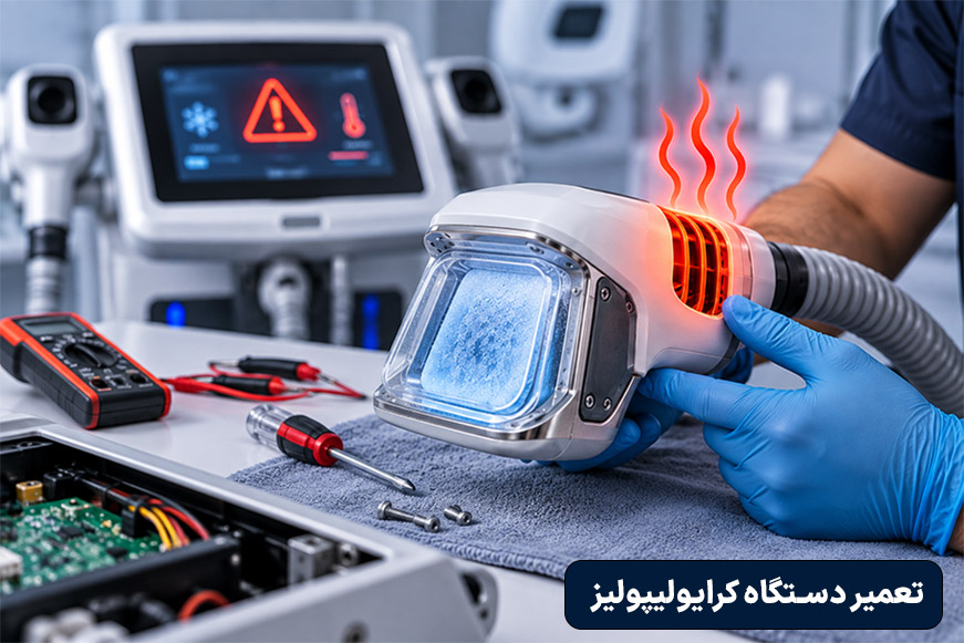 10 علت‌ گرم شدن هندپیس کرایولیپولیز.