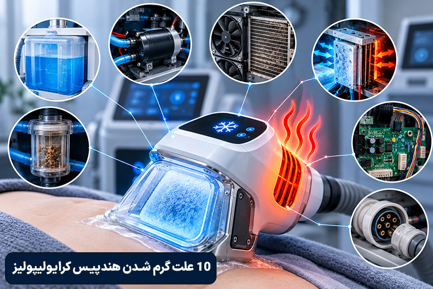 10 علت‌ گرم شدن هندپیس کرایولیپولیز